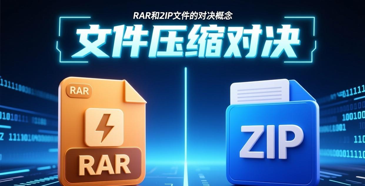 RAR 和 ZIP 哪个好？压缩率/速度/兼容性实测对比