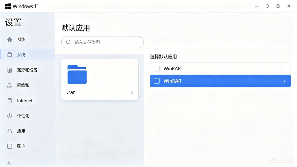 文件关联设置界面